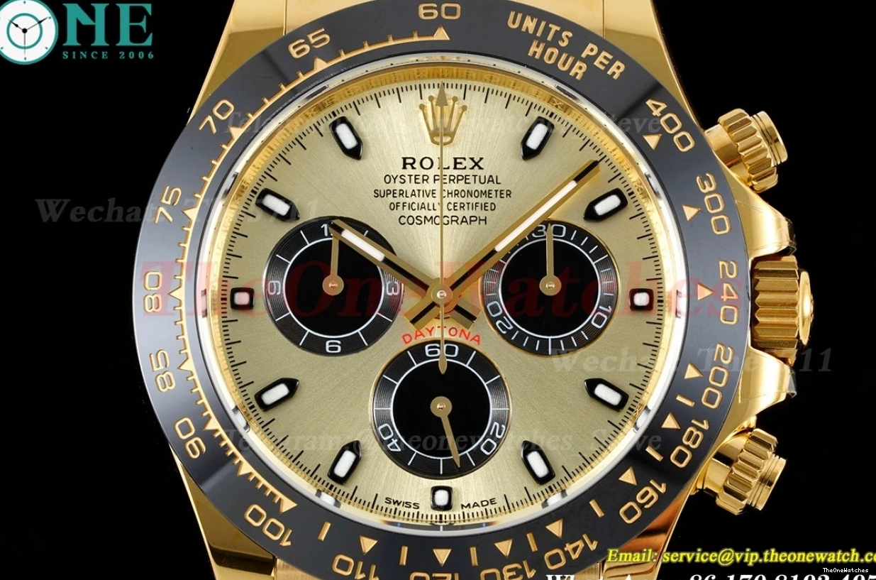YG BTF 904L Dial SA4130 V2 RU 116518 Daytona Gold 0108